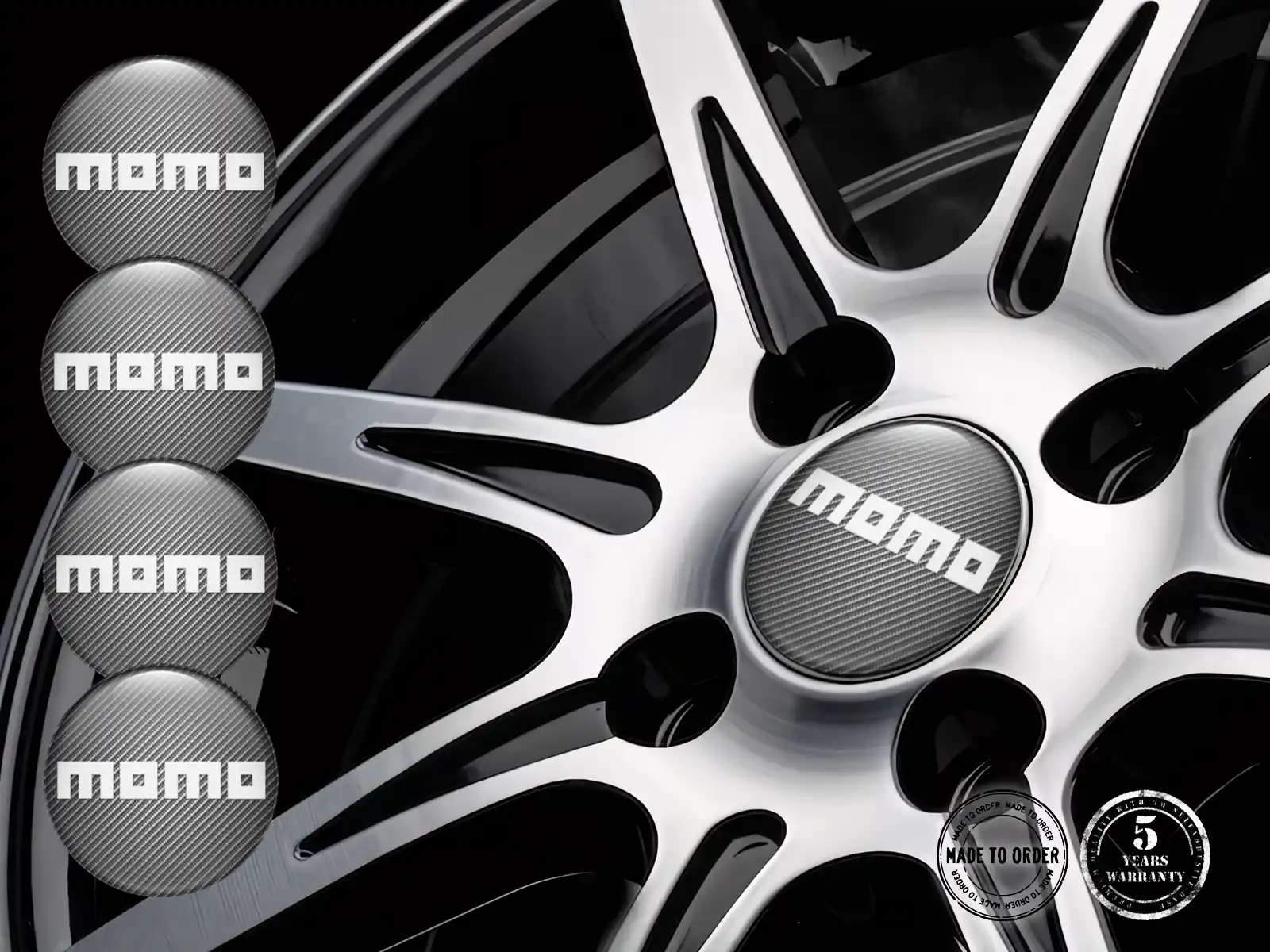 Momo Radaufkleber Perfektes Velocity-Design